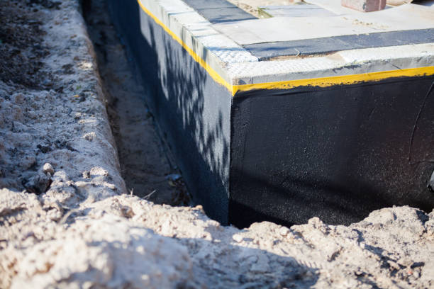 Professional Exterior Waterproofing technician working in Wharton, NJ